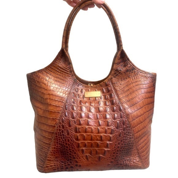 Brahmin brown leather Melbourne bag - Picture 1 of 13